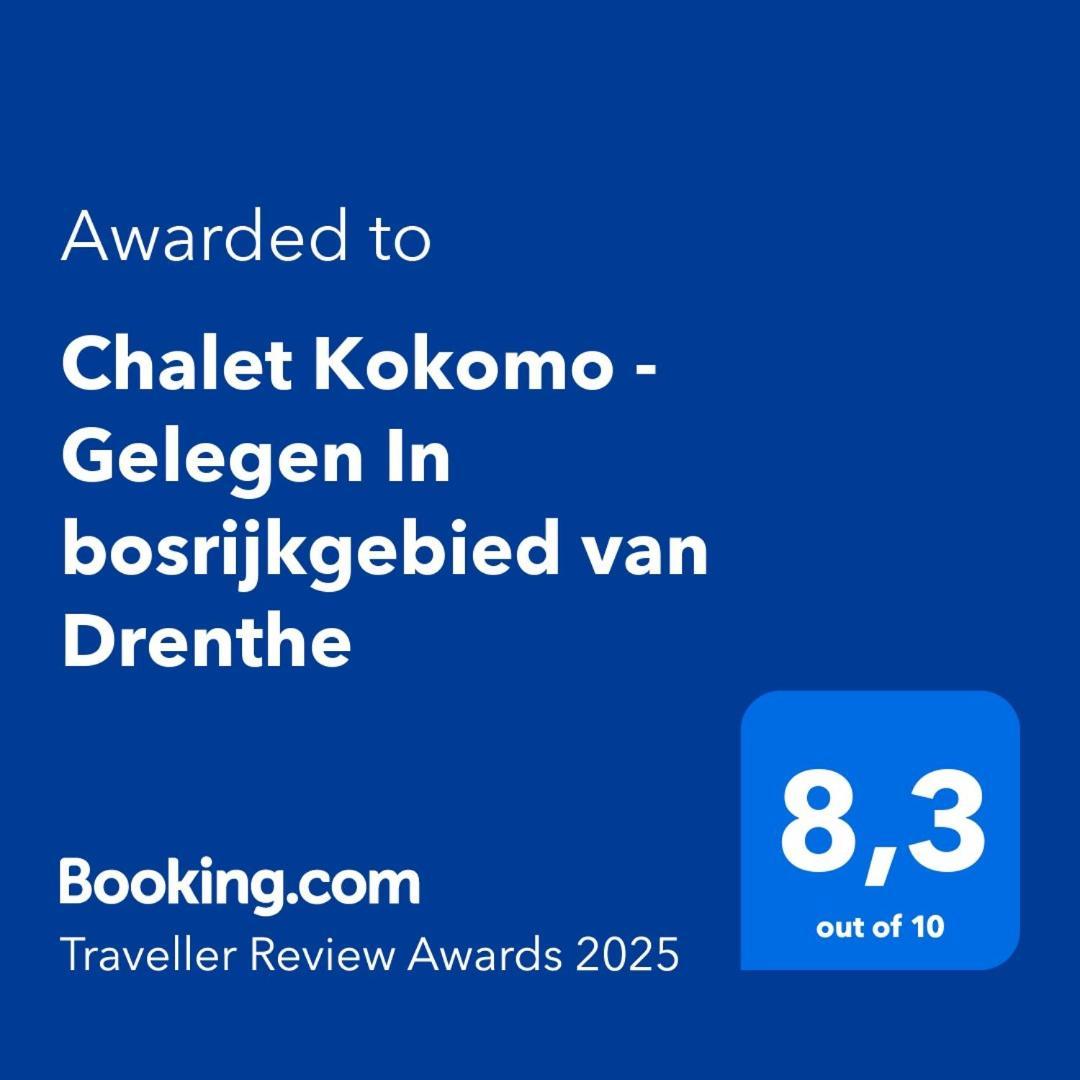 Chalet Kokomo - Gelegen In Bosrijkgebied Van Drenthe Eext Экстерьер фото